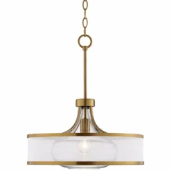 Possini Euro Layne 19" Wide Warm Antique Gold Pendant Light -Outlet The Radiantix Store possini euro layne 19 inch wide warm antique gold pendant light 23n44