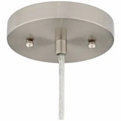 Possini Euro Major 12 1/2" Nickel And Clear Glass LED Pendant Light -Outlet The Radiantix Store possini euro major 12 and one half inch nickel and clear glass led pendant light 35g74views3
