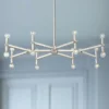 Possini Euro Marya 37 3/4" Wide Brushed Nickel 16-Light Chandelier -Outlet The Radiantix Store possini euro marya 37 and three quarter inch wide brushed nickel 16 light chandelier 40w54cropped
