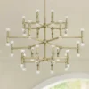 Possini Euro Marya 41 1/2"W Satin Brass 48-Light Chandelier 2 Possini Euro Marya 41 1/2"W Satin Brass 48-Light Chandelier -Outlet The Radiantix Store possini euro marya 41 and one half inchw satin brass 48 light chandelier 657n1cropped