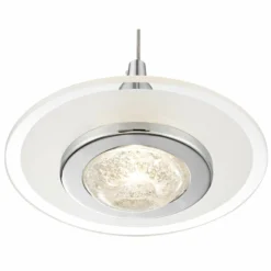 Possini Euro Menos 6 1/4" Wide Chrome LED Mini Pendant Light -Outlet The Radiantix Store possini euro menos 6 and one quarter inch wide chrome led mini pendant light 2r937views2