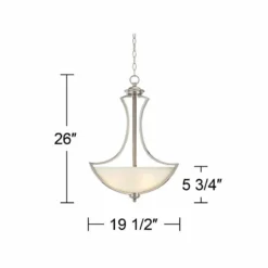 Possini Euro Milbury Brushed Nickel 4-Light Swag Chandelier 14 Possini Euro Milbury Brushed Nickel 4-Light Swag Chandelier -Outlet The Radiantix Store possini euro milbury brushed nickel 4 light swag chandelier 30n42views5