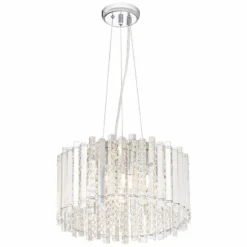 Possini Euro Mirabell 16" Wide Crystal LED Modern Drum Pendant -Outlet The Radiantix Store possini euro mirabell 16 inch wide crystal led modern drum pendant 67c45views4