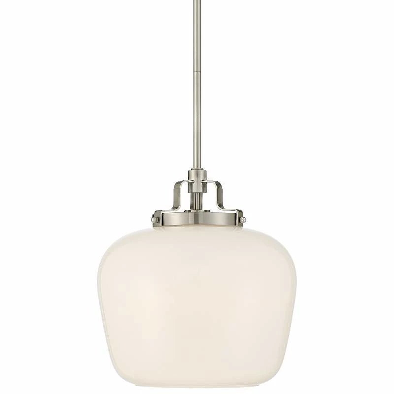 Possini Euro Mystic 13" Wide Brushed Nickel Pendant Light 4 Possini Euro Mystic 13" Wide Brushed Nickel Pendant Light - Image 2