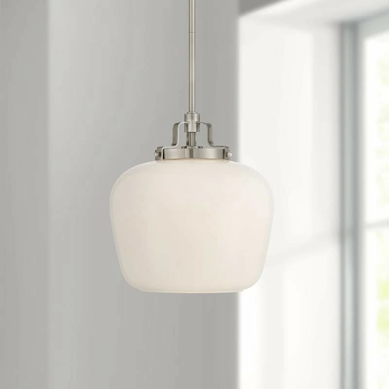 Possini Euro Mystic 13" Wide Brushed Nickel Pendant Light 3 Possini Euro Mystic 13" Wide Brushed Nickel Pendant Light