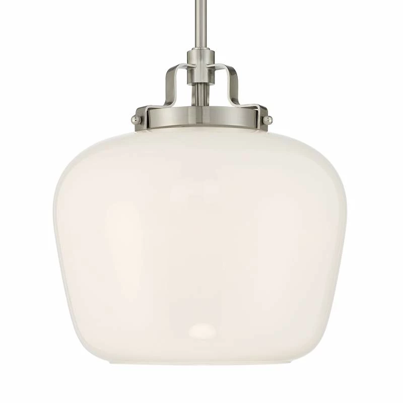 Possini Euro Mystic 13" Wide Brushed Nickel Pendant Light 5 Possini Euro Mystic 13" Wide Brushed Nickel Pendant Light - Image 3