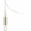 Possini Euro Nickel Plug-In Hanging Swag Chandelier With Clear A15 LED Bulb -Outlet The Radiantix Store possini euro nickel plug in hanging swag chandelier with clear a15 led bulb 85a21