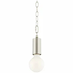 Possini Euro Nickel Plug-In Hanging Swag Chandelier With Milky G25 LED Bulb -Outlet The Radiantix Store possini euro nickel plug in hanging swag chandelier with milky g25 led bulb 85a22views6
