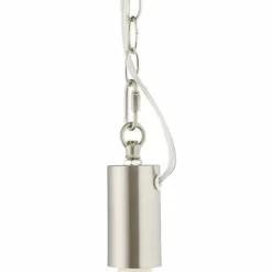 Possini Euro Nickel Plug-In Swag Chandelier With Milky ST21 LED Bulb -Outlet The Radiantix Store possini euro nickel plug in swag chandelier with milky st21 led bulb 85a23views2