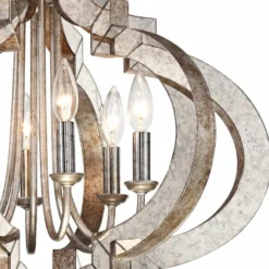 Possini Euro Ornament Brushed Nickel 3-Light Swag Chandelier 10 Possini Euro Ornament Brushed Nickel 3-Light Swag Chandelier -Outlet The Radiantix Store possini euro ornament brushed nickel 3 light swag chandelier 30n22views2