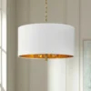 Possini Euro Rochelle 20" Wide White Drum 4-Light Pendant Light -Outlet The Radiantix Store possini euro rochelle 20 inch wide white drum 4 light pendant light 96d35cropped