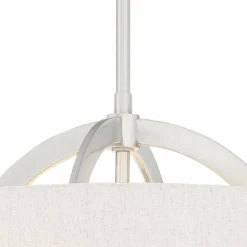 Possini Euro Saturna 21" Wide Brushed Nickel Pendant Light 11 Possini Euro Saturna 21" Wide Brushed Nickel Pendant Light -Outlet The Radiantix Store possini euro saturna 21 inch wide brushed nickel pendant light 44x36views2