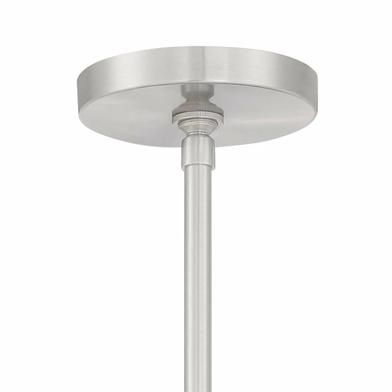 Possini Euro Saturna 21" Wide Brushed Nickel Pendant Light 7 Possini Euro Saturna 21" Wide Brushed Nickel Pendant Light - Image 5