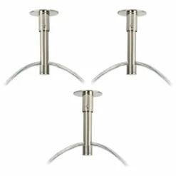 Possini Euro Silver Line Brushed Nickel 3-Light Swag Pendant 7 Possini Euro Silver Line Brushed Nickel 3-Light Swag Pendant -Outlet The Radiantix Store possini euro silver line brushed nickel 3 light swag pendant 30n48views2