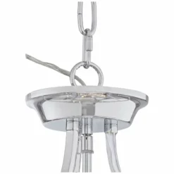 Possini Euro Soraya 13 3/4" Wide Chrome And Crystal Pendant Light -Outlet The Radiantix Store possini euro soraya 13 and three quarter inch wide chrome and crystal pendant light 31n09views2