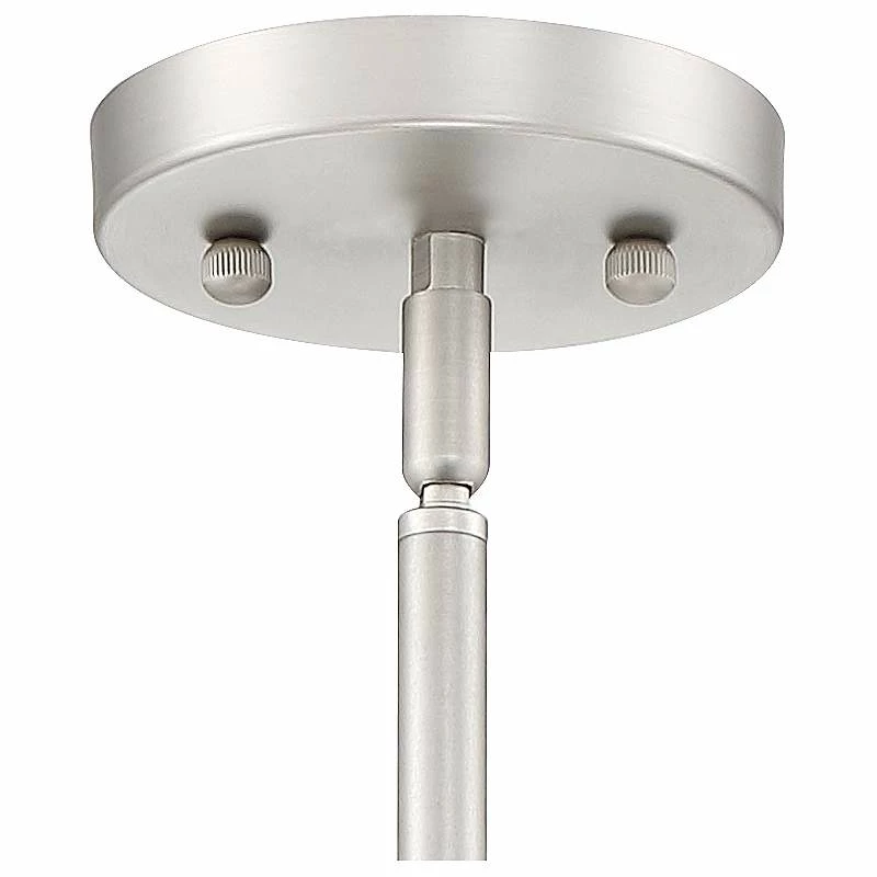 Possini Euro Spherical 16" Wide Brushed Nickel 3-Light Globe Pendant 6 Possini Euro Spherical 16" Wide Brushed Nickel 3-Light Globe Pendant - Image 4