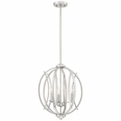 Possini Euro Spherical 16" Wide Brushed Nickel 3-Light Globe Pendant 14 Possini Euro Spherical 16" Wide Brushed Nickel 3-Light Globe Pendant -Outlet The Radiantix Store possini euro spherical 16 inch wide brushed nickel 3 light globe pendant 45h88views4