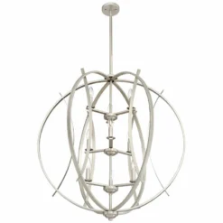 Possini Euro Spherical 32 3/4"W Brushed Nickel 9-Light Pendant -Outlet The Radiantix Store possini euro spherical 32 and three quarter inchw brushed nickel 9 light pendant 45n01views3