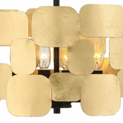 Possini Euro Stella 15" Wide Soft Gold Leaf Modern Pendant Light -Outlet The Radiantix Store possini euro stella 15 inch wide soft gold leaf modern pendant light 96y23views1