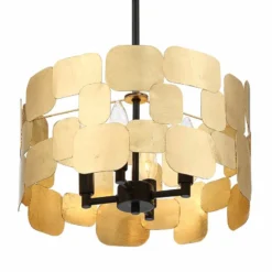 Possini Euro Stella 15" Wide Soft Gold Leaf Modern Pendant Light -Outlet The Radiantix Store possini euro stella 15 inch wide soft gold leaf modern pendant light 96y23views3