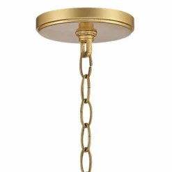 Possini Euro Tiller 32" Wide Gold Leaf 8-Light Foyer Pendant -Outlet The Radiantix Store possini euro tiller 32 inch wide gold leaf 8 light foyer pendant 331c1views3