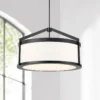 Possini Euro Vasini 26 3/4"W Gloss Black Drum Pendant Light -Outlet The Radiantix Store possini euro vasini 26 and three quarter inchw gloss black drum pendant light 592v0cropped