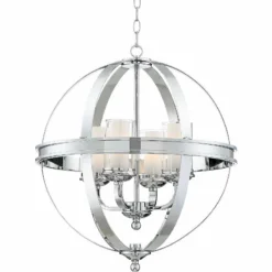 Possini Euro Whencliffe 20 1/2" Wide Chrome Pendant Light 10 Possini Euro Whencliffe 20 1/2" Wide Chrome Pendant Light -Outlet The Radiantix Store possini euro whencliffe 20 and one half inch wide chrome pendant light 9j851