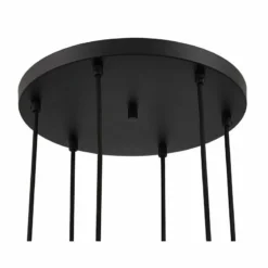 Possini Medley 18" Wide Black And Crystal Multi-Light LED Pendant -Outlet The Radiantix Store possini medley 18 inch wide black and crystal multi light led pendant 519n1views1