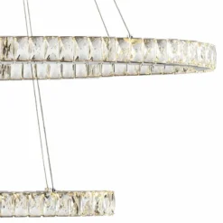 Possini Wainwright 48" Wide Crystal Double-Ring Dimmable LED Pendant 11 Possini Wainwright 48" Wide Crystal Double-Ring Dimmable LED Pendant -Outlet The Radiantix Store possini wainwright 48 inch wide crystal double ring dimmable led pendant 66g07views1