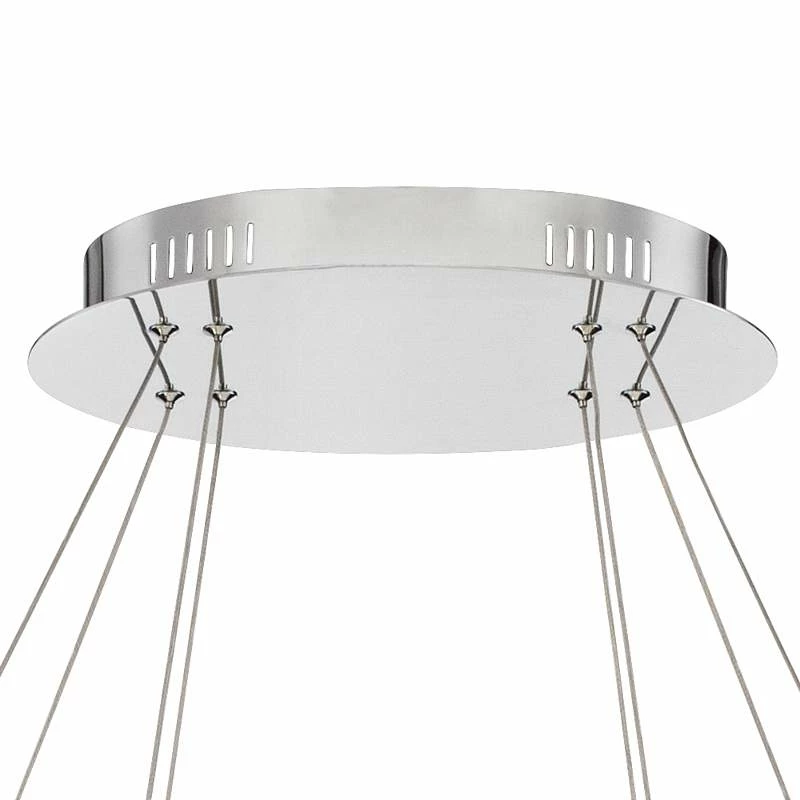 Possini Wainwright 48" Wide Crystal Double-Ring Dimmable LED Pendant 7 Possini Wainwright 48" Wide Crystal Double-Ring Dimmable LED Pendant - Image 5