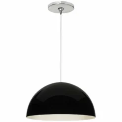 Powell Street 12"W Black-White LED Freejack Mini Pendant -Outlet The Radiantix Store powell street 12 inchw black white led freejack mini pendant 83c28views3