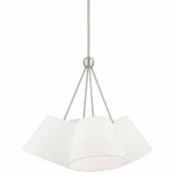 Prato 25" Wide Brushed Nickel 4-Light Pendant Light