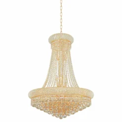 Primo 28" Traditional Gold And Crystal Chandelier By Elegant Lighting -Outlet The Radiantix Store primo 28 inch traditional gold and crystal chandelier by elegant lighting 18v46views1