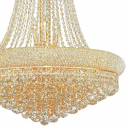 Primo 28" Traditional Gold And Crystal Chandelier By Elegant Lighting -Outlet The Radiantix Store primo 28 inch traditional gold and crystal chandelier by elegant lighting 18v46views2
