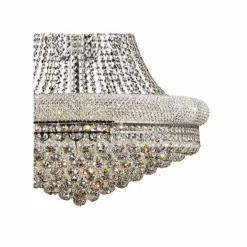 Primo 30" Wide Chrome And Clear Crystal Chandelier -Outlet The Radiantix Store primo 30 inch wide chrome and clear crystal chandelier 8h673views1