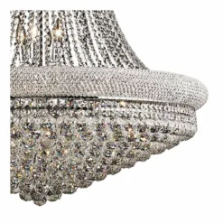 Primo 36" Wide Chrome And Clear Crystal Chandelier -Outlet The Radiantix Store primo 36 inch wide chrome and clear crystal chandelier 39a49views1