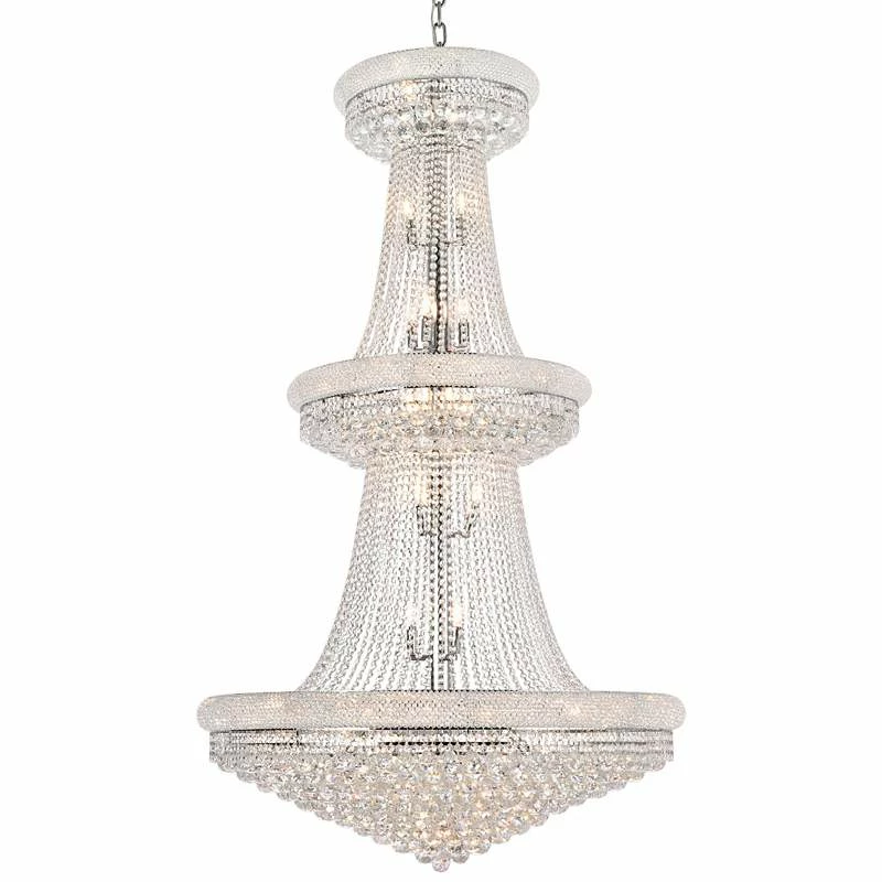 Primo 42" Wide Royal Cut Clear Crystal 38-Light Chandelier 4 Primo 42" Wide Royal Cut Clear Crystal 38-Light Chandelier - Image 2