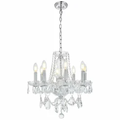 Princeton 20" Wide Chrome And Crystal 8-Light Chandelier 9 Princeton 20" Wide Chrome And Crystal 8-Light Chandelier -Outlet The Radiantix Store princeton 20 inch wide chrome and crystal 8 light chandelier 66d15views3