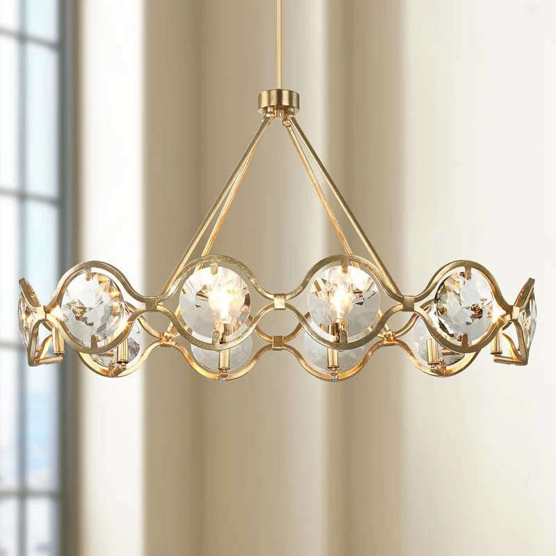 Quincy 40" Wide Distressed Twilight 10-Light Chandelier 3 Quincy 40" Wide Distressed Twilight 10-Light Chandelier
