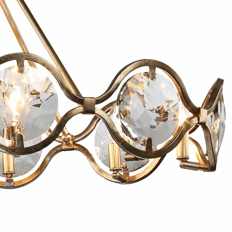 Quincy 40" Wide Distressed Twilight 10-Light Chandelier 5 Quincy 40" Wide Distressed Twilight 10-Light Chandelier - Image 3