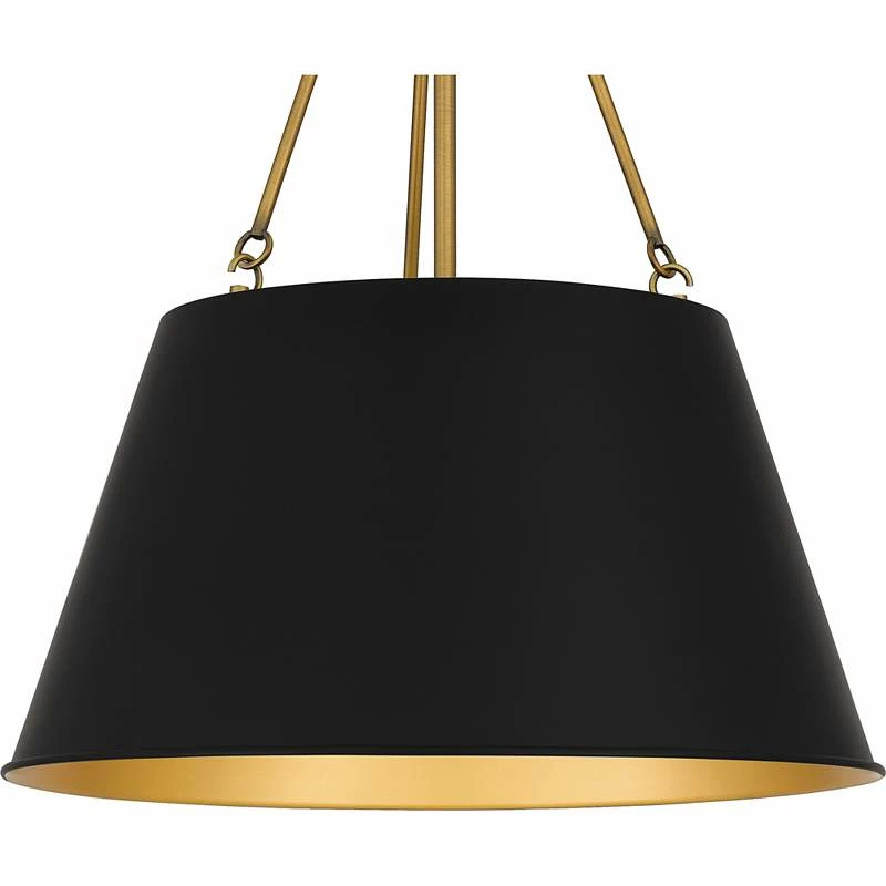 Quoizel Aberdale 18.5" Wide 4-Light Matte Black Modern Pendant 6 Quoizel Aberdale 18.5" Wide 4-Light Matte Black Modern Pendant - Image 4