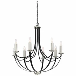 Quoizel Alana 30" Wide 8-Light Mystic Black Chandelier 13 Quoizel Alana 30" Wide 8-Light Mystic Black Chandelier -Outlet The Radiantix Store quoizel alana 30 inch wide 8 light mystic black chandelier 20g42views4
