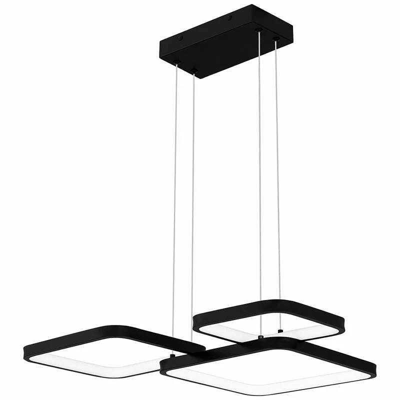 Quoizel Elvive 21.75" Wide Matte Black LED Modern Pendant 4 Quoizel Elvive 21.75" Wide Matte Black LED Modern Pendant - Image 2