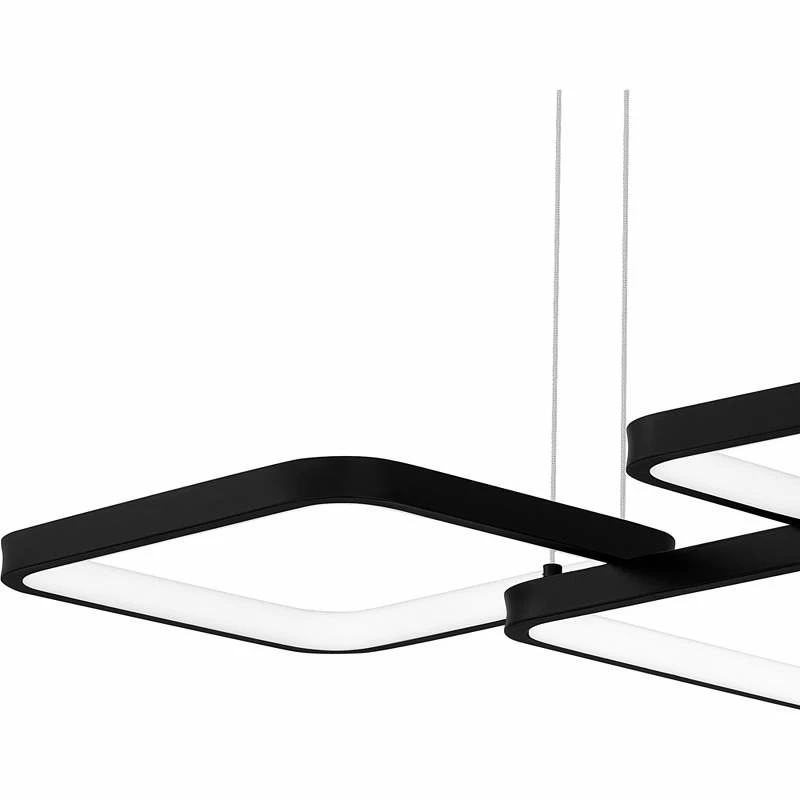 Quoizel Elvive 21.75" Wide Matte Black LED Modern Pendant 5 Quoizel Elvive 21.75" Wide Matte Black LED Modern Pendant - Image 3