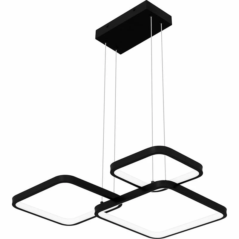 Quoizel Elvive 21.75" Wide Matte Black LED Modern Pendant 6 Quoizel Elvive 21.75" Wide Matte Black LED Modern Pendant - Image 4