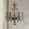 Quoizel Marquette 28" Wide Six Light Bronze Traditional Chandelier -Outlet The Radiantix Store quoizel marquette 28 inch wide six light bronze traditional chandelier 98202cropped