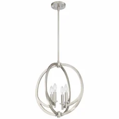 Quoizel Orion 18"W Brushed Nickel 4-Light Steel Pendant 10 Quoizel Orion 18"W Brushed Nickel 4-Light Steel Pendant -Outlet The Radiantix Store quoizel orion 18 inchw brushed nickel 4 light steel pendant 1t975views1