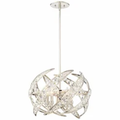 Quoizel Platinum Crescent 18" Wide Nickel 4-Light Modern Pendant Light 11 Quoizel Platinum Crescent 18" Wide Nickel 4-Light Modern Pendant Light -Outlet The Radiantix Store quoizel platinum crescent 18 inch wide nickel 4 light modern pendant light 18t66views1