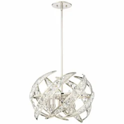Quoizel Platinum Crescent 18" Wide Nickel 4-Light Modern Pendant Light 12 Quoizel Platinum Crescent 18" Wide Nickel 4-Light Modern Pendant Light -Outlet The Radiantix Store quoizel platinum crescent 18 inch wide nickel 4 light modern pendant light 18t66views2
