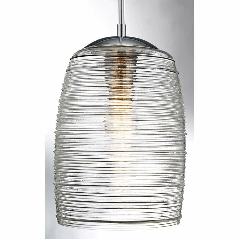 Quoizel Rebound 9" Wide Polished Chrome Modern Mini Pendant 8 Quoizel Rebound 9" Wide Polished Chrome Modern Mini Pendant - Image 6